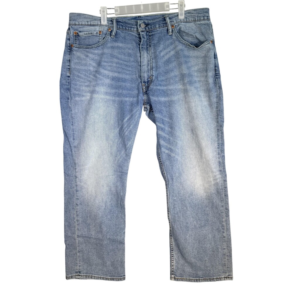 Levis 559 Jeans Mens 38x30 Blue Whiskered Relaxed Straight Denim Mid Rise Pants